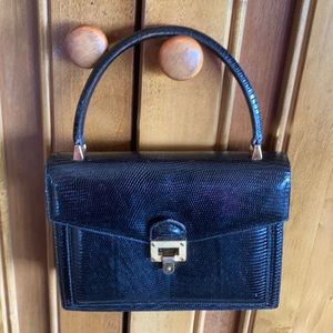Black Finesse brand leather handbag